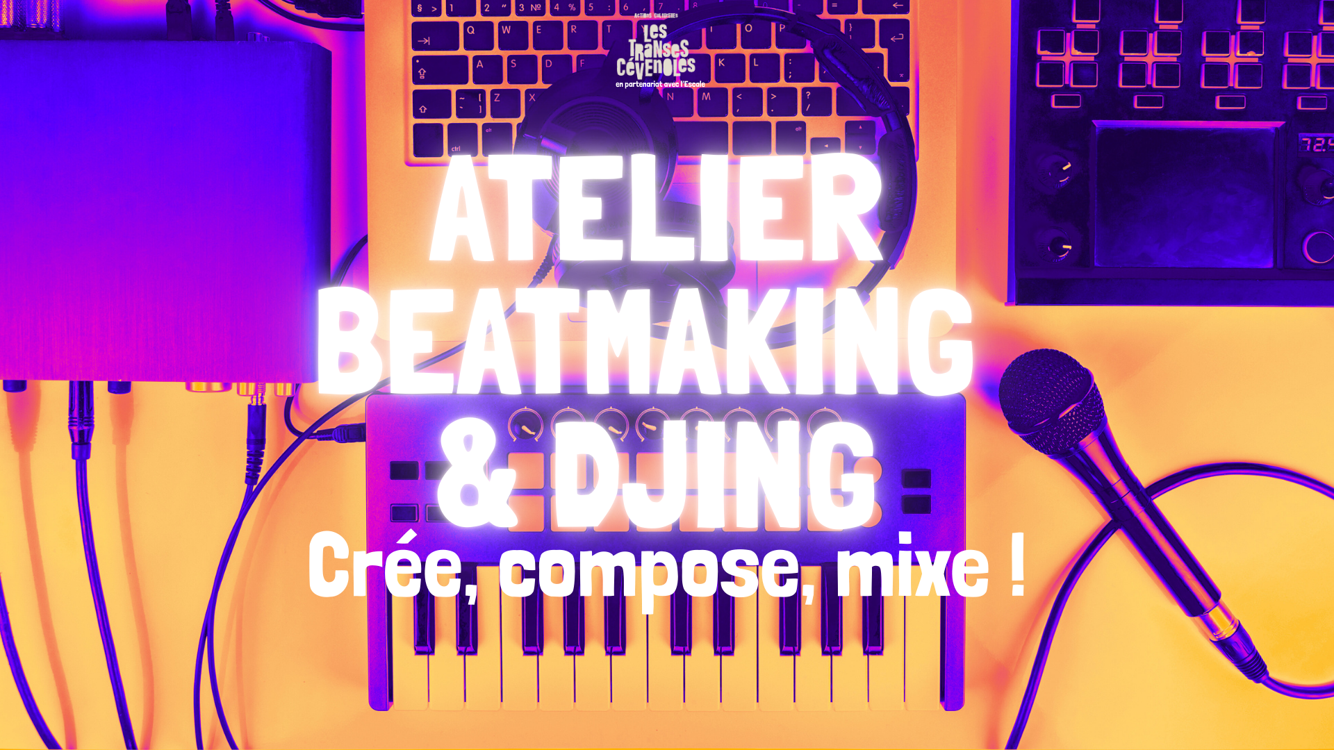 Atelier ado Beatmaking • 18 juin 2025 • Sumène